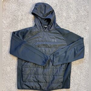 Under Armour Storm Hybrid Hoodie Jacket Men’s XL Black Pullover Insulated